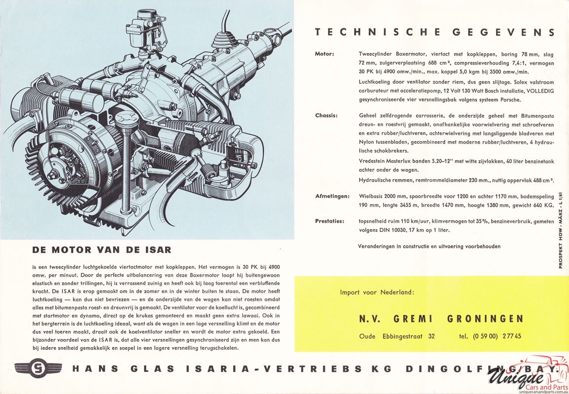1971 Glas Isart T700s Brochure Page 8